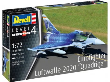 Revell -  Eurofighter "Luftwaffe 2020 Quadriga", Plastic ModelKit 03843, 1/72