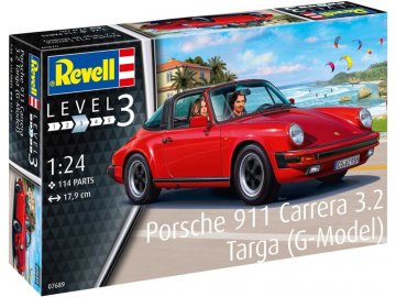Revell - Porsche 911 Targa (G-Model), Plastic ModelKit auto 07689, 1/24