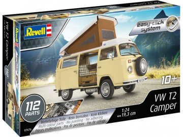 Revell - VW T2 Camper, EasyClick ModelSet 67676, 1/24