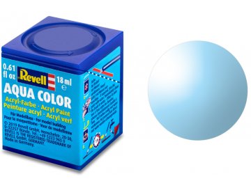 Revell - Barva akrylová 18 ml - č. 752 transparentní modrá (blue clear), 36752