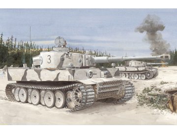 Dragon - Pz. Kpfw.IV AUSF.E TIGER I INITIAL PRODUCTION, s Pz Abt.502, LENINGRAD REGION 1942/1943(SMART KIT), Model Kit tank 6600, 1/35