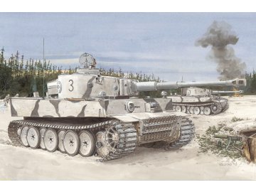 Model Kit tank 6600 - Pz. Kpfw.IV AUSF.E TIGER I INITIAL PRODUCTION, s Pz Abt.502, LENINGRAD REGION 1942/1943(SMART KIT) (1:35)