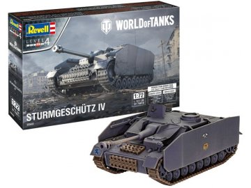 Revell - Sturmgeschütz IV, Plastic ModelKit World of Tanks 03502, 1/72