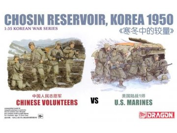 Model Kit figurky 6811 - Chinese Volunteers vs U.S. Marines, Chosin Reservoir Korea 1950 (1:35)