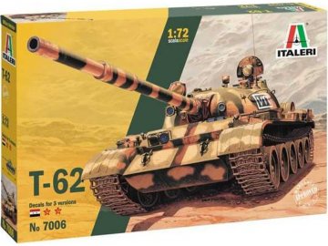 Italeri - T-62, Model Kit military 7006, 1/72
