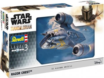 Revell - Star Wars, The Mandalorian: The Razor Crest, Plastic ModelKit SW 06781, 1/72