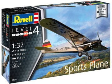 Revell - Builders Choice Sports Plane, ModelSet letadlo 63835, 1/32