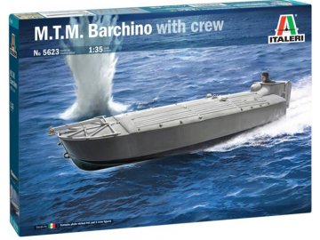 Italeri - M.T.M. "Barchino" with crew, Model Kit loď 5623, 1/35