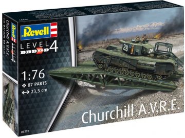 Revell - Churchill A.V.R.E., Plastic ModelKit 03297, 1/76