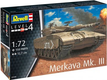 Revell - Merkava Mk.III, Plastic ModelKit tank 03340, 1/72