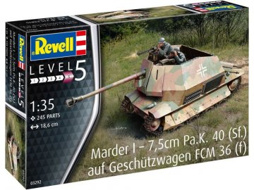 Revell - Marder I on FCM 36 base, Plastic ModelKit military 03292, 1/35