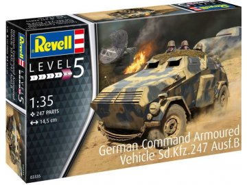 Revell - German Command Armoured Vehicle Sd.Kfz.247 Ausf.B,  ModelKit 03335, 1/35