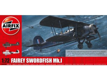 Airfix - Fairey Swordfish Mk.I, Classic Kit letadlo A04053B, 1/72