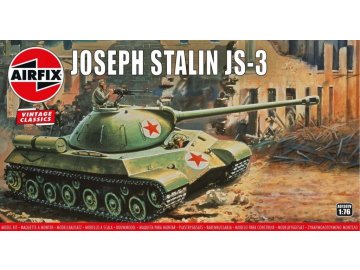 Airfix -  Joseph Stalin JS3 Russian Tank, Classic Kit VINTAGE tank A01307V, 1/76