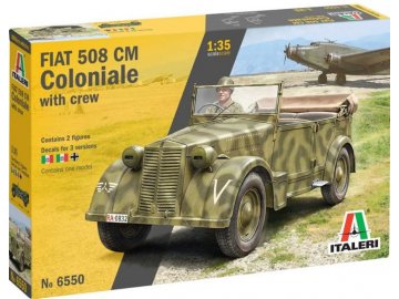 Italeri - Fiat 508 CM "Coloniale", Model Kit tank 6550, 1/35