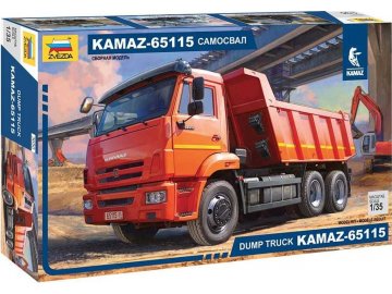 Zvezda - Kamaz 65115 sklápěčka, Model Kit auta 3650, 1/35