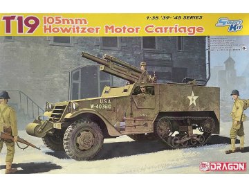 Dragon - T19 105mm HOWITZER MOTOR CARRIAGE (SMART KIT), Model Kit military 6496, 1/35