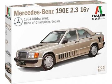 Italeri - Mercedes Benz 190E, Model Kit auto 3624, 1/24