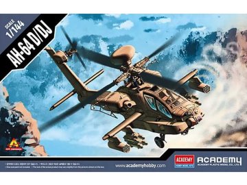 Academy - Boeing AH-64D/DJ, Model Kit vrtulník 12625, 1/144