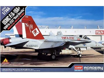 Academy - McDonnell Douglas F/A-18 Hornet, USMC, VMFA-232 "Red Devils", Model Kit letadlo 12627, 1/144