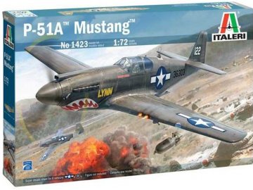 Italeri - P-51A Mustang, Model Kit letadlo 1423, 1/72