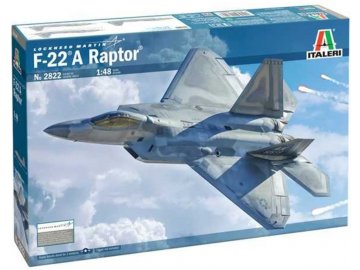 Italeri - Lockheed Martin F-22A Raptor, Model Kit letadlo 2822, 1/48