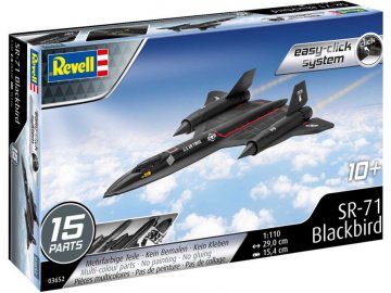 Revell - SR-71 Blackbird, EasyClick letadlo 03652, 1/110