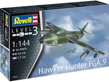 Plastic ModelKit letadlo 03833 - Hawker Hunter FGA.9 (1:144)