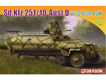 Model Kit military 7280 - Sd.Kfz.251/10 Ausf.D w/3.7cm PaK (1:72)