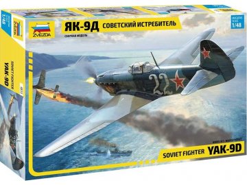 Model Kit letadlo 4815 - YAK-9 Soviet fighter (1:48)
