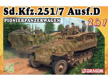 Dragon - Sd.Kfz.251/7 Ausf.D Pionierpanzerwagen, Model Kit military 7605, 1/72