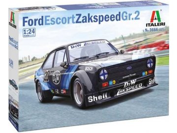 Italeri - Ford Escort Zakspeed Gr. 2, Model Kit auto 3664, 1/24