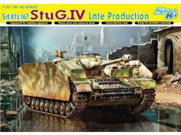 Dragon - Sd.Kfz.167 StuG.IV Late Production (Smart Kit) , Model Kit military 6612,1/35