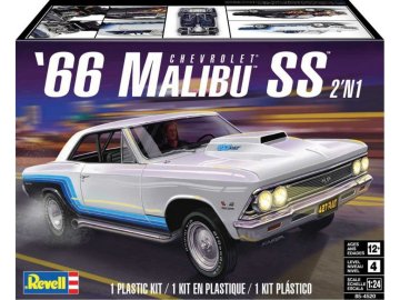 Plastic ModelKit MONOGRAM auto 4520 - 1966 Malibu SS (1:24)