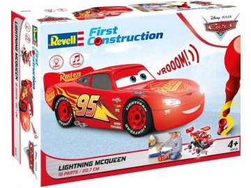 Revell - Lightning McQueen (světelné a zvukové efekty), First Construction auto 00920, 1/20