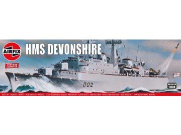 Airfix - HMS Devonshire, Classic Kit VINTAGE loď A03202V, 1/600