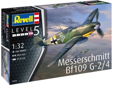 Revell - Messerschmitt Bf 109G-2/4, Plastic ModelKit 03829, 1/32
