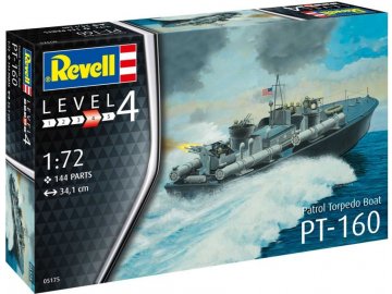 Revell - Patrol Torpedo Boat PT-559 / PT-160, Plastic ModelKit loď 05175, 1/72