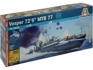 Italeri - VOSPER 72''6' MTB 77, Model Kit loď PRM edice 5610, 1/35