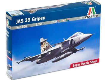 Italeri - JAS 39 GRIPEN, Model Kit letadlo 1306, 1/72