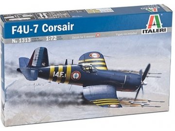 Italeri - Vought F4U-7 Corsair, Model Kit letadlo 1313, 1/72