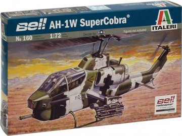 Italeri - AH-1W Super Cobra, Model Kit vrtulník 0160, 1/72