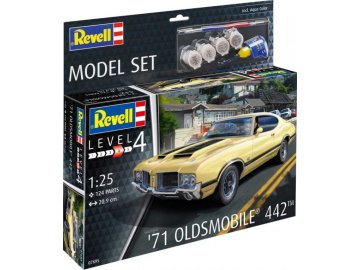 ModelSet auto 67695 - 71 Oldsmobile 442 Coupé (1:24)