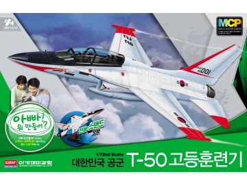 Academy - KAI T-50, ROKAF, cvičný letoun, Model Kit letadlo 12519, 1/72