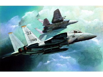 Academy - McDonnell Douglas F-15C Eagle, Model Kit letadlo 12609 , 1/144