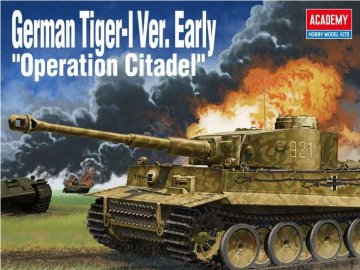 Model Kit tank 13509 - German Tiger-I Ver. EARLY &quot;Operation Citadel&quot; (1:35)