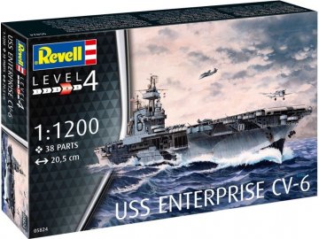 Revell - USS Enterprise, Plastic ModelKit loď 05824, 1/1200