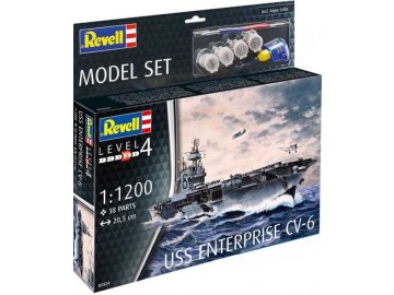Revell -  USS Enterprise, ModelSet loď 65824, 1/1200