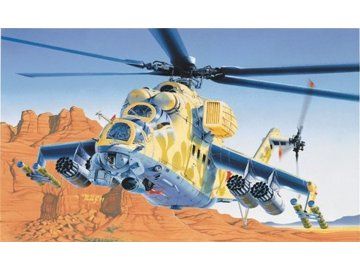 Model Kit vrtulník 0014 - MIL-24 HIND D/E (1:72)