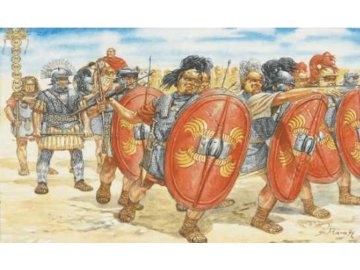 Italeri - ROMAN INFANTRY (I-II CENTURY B.C.), Model Kit figurky 6021, 1/72